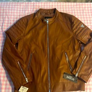 Men’s Faux Leather Motorcycle Jacket